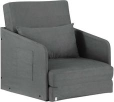 Fotelis HOMCOM Sofa-lova, pilka (Grey)