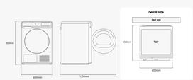 samsung bespoke siurblys - SAMSUNG DV90DB7845GBU4 - 2 nuotrauka