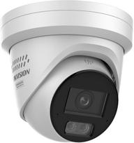 hikvision 8mp - Hikvision Dome DS-2CD2387G3-LIS2UY/SL F2.8 Balta (White) 8MP - 1 nuotrauka