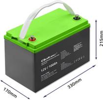 gel akumuliatoriai 12v - Qoltec 53083 Gelinis akumuliatorius | 12 V | 200AH - 2 nuotrauka