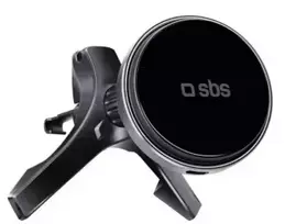 magsafe car holder - SBS TESUPMAGWIR15W telefono laikiklis su belaidžiu įkrovikliu, suderinamas su MagSafe - Juodas (Black) - 1 nuotrauka