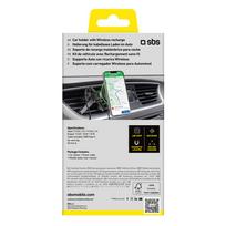 magsafe car holder - SBS TESUPMAGWIR15W telefono laikiklis su belaidžiu įkrovikliu, suderinamas su MagSafe - Juodas (Black) - 3 nuotrauka