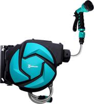 automatine laistymo zarna - DURHAND Automatinė žarnos ritė 10 m Žalia (Green) + Juoda (Black) - 1 nuotrauka