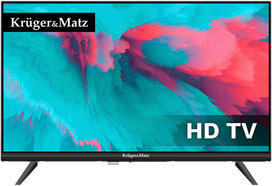 24 coliu televizorius - Kruger & Matz KM0224-T5 24" HD DVB-T2 - 1 nuotrauka