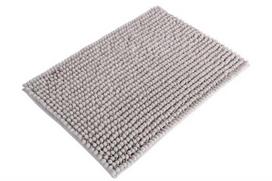 Vonios grindų kilimėlis Domoletti Palma HCO-0588C, pilka sp., 60 cm x 40 cm