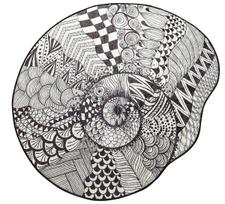 Vonios grindų kilimėlis Foutastic More 359CHL4293, balta sp./juoda sp., 140 cm x 140 cm, Ø 140 cm