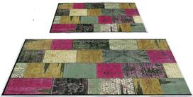 Vonios kilimėlių rinkinys Foutastic 299ANR1630, įvairių spalvų, 150 cm x 60 cm