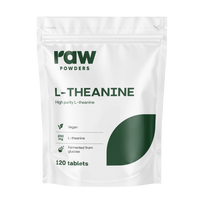 RAW POWDERS L-teaninas (200 mg 120 tablečių)