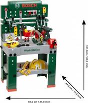 meistro stalas - Klein Bosch meistro darbo stalas 81 el. 8469 - 2 nuotrauka
