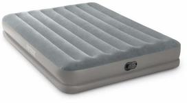 pripuciamas ciuzinys - Intex Dura-Beam Prestige Queen Pripučiamas čiužinys su USB pompa, 152 x 203 x 30 cm, pilkas (Gray) - 1 nuotrauka