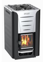 kietas kuras - Kietojo kuro pirties krosnelė Harvia 20 PRO Juodas (Black) 24.1 kW - 1 nuotrauka