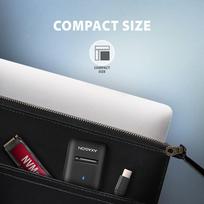 adapter ssd usb - Axagon ADM2-CM USB-C 10Gbps M.2 NVMe/SATA SSD adapter (Juodas) - 4 nuotrauka