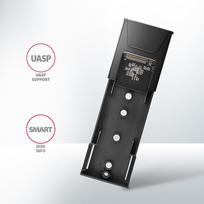 nvme enclosure usb 3.2 - Axagon EEM2-GTS2 USB-C M.2 NVMe/SATA SSD Dėžutė Juoda - 9 nuotrauka