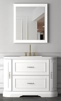 Vonios spintelė su praustuvu ORCHID 120, balta (White)