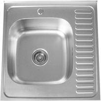 plautuve sifona - Tredi D6060P dešinė, nerūdijantis plienas, 600 mm x 600 mm x 180 mm - 1 nuotrauka