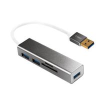 sd korteliu skaitytuvas - LogiLink USB 3.0 Hub 3-port w/Card Reader - 2 nuotrauka