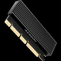 pci express kabelis - AXAGON PCEM2-XS PCI-Express x16 adapteris su aušintuvu M.2 NVMe (Juodas) - 1 nuotrauka