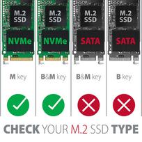pci express kabelis - AXAGON PCEM2-XS PCI-Express x16 adapteris su aušintuvu M.2 NVMe (Juodas) - 7 nuotrauka