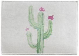 Vonios grindų kilimėlis Foutastic Fiore, balta sp./žalia sp./rožinė sp., 60 cm x 40 cm