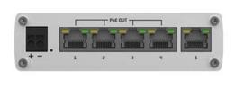 5 port poe switch - Switch|TELTONIKA|TSW101|5xRJ45|PoE ports 4|60 Watts|TSW101 - 3 nuotrauka
