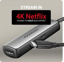 hdmi type c laidas - AXAGON RVC-HI8KPD USB-C - HDMI 2.1 adapteris, 8K/60Hz, 4K/144Hz, HDR10+, PD 100W - 3 nuotrauka
