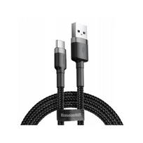USB 2.0 - Type-C sustiprintas telefono krovimo - duomenų perdavimo laidas BASEUS 3A 1m