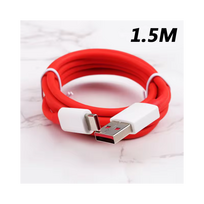 USB Type-C telefono laidas OnePlus 'Warp Charge' 6A, 1m/1.5m
