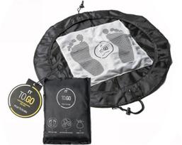 Vonios grindų kilimėlis Martini SPA To Go, juoda sp., 65 cm x 65 cm
