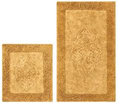 Vonios kilimėlių rinkinys Foutastic COTTONKT000212, garstyčių sp., 100 cm x 60 cm