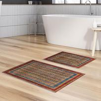 Vonios kilimėlių rinkinys Foutastic 299ANR1607, įvairių spalvų, 150 cm x 60 cm