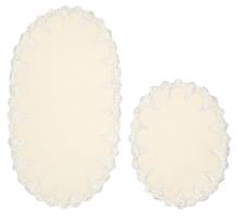 Vonios kilimėlių rinkinys Foutastic Zara 299ANR1490, kreminė sp., 115 cm x 65 cm