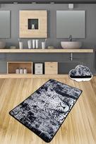 Vonios grindų kilimėlis Foutastic Tiger 359CHL4516, juoda sp./kreminė sp., 120 cm x 70 cm