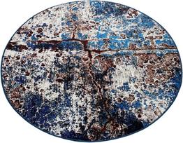 Vonios grindų kilimėlis Foutastic Be Lost 359CHL4872, įvairių spalvų, 120 cm x 120 cm, Ø 120 cm
