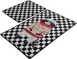 Vonios kilimėlių rinkinys Foutastic Mr. Raccoon 359CHL2454, įvairių spalvų, 100 cm x 60 cm