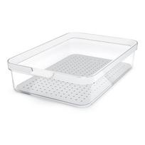 Rotho Cauma šaldytuvo organizavimo dėžutė, 2.6 l, balta (White)
