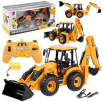 Jokomisiada JCB 4CX RC traktorius, geltona (Yellow) RC0578