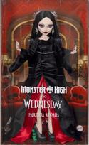 monster high leles - Mattel Monster High Wednesday Morticia Addams lėlė JLK99 - 2 nuotrauka