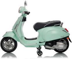 Vaikiškas elektrinis motoroleris Vespa ROMA, žalias (Green)