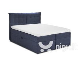 Lova Mazzini Beds Echaveria 140x200 cm, tamsiai mėlyna