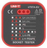 elektros testeris - 230V lizdo testeris Uni-T UT07A-EU - 3 nuotrauka