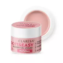 Claresa Soft & Easy Builder Gel Natural nagų priauginimo gelis 12 g