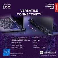 gaming pc 1000 - Lenovo LOQ 17IRX10, Intel Core i7-13650HX, 16 GB, 1 TB, 17.3", RTX 5060, Luna Grey (Pilkas) - 22 nuotrauka