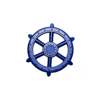 Piratų laivo vairas, mėlynas (Blue)