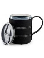 gertuve 500ml - Šilumą išlaikantis puodelis GSI Outdoors Infinity Backpacker Mug, 0.4 l, juoda - 3 nuotrauka