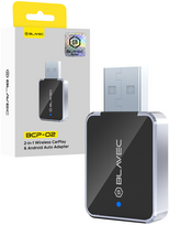 Blavec BCP-02 Belaidis CarPlay/Android Auto adapteris Juodas (Black)