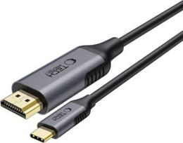 4k usb c - Tech-Protect UltraBoost USB-C į HDMI 4K 60Hz 180cm Juodas (Black) - 1 nuotrauka