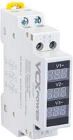 VCX DVM 3 fazių modulinis įtampos indikatorius Juodas (Black)