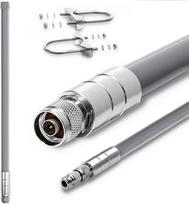 Qoltec 57053 LoRa antena 12dBi dookolinė lauko stiklo pluoštas 868 MHz 1.5m