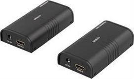 Deltaco HDMI-221 Ethernet HDMI plėstuvas, Juodas (Black)
