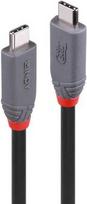 kabeliai 3x2.5 - CABLE USB4 240W TYPE C 1.5M/40GBPS ANTHRA LINE 36957 LINDY - 1 nuotrauka